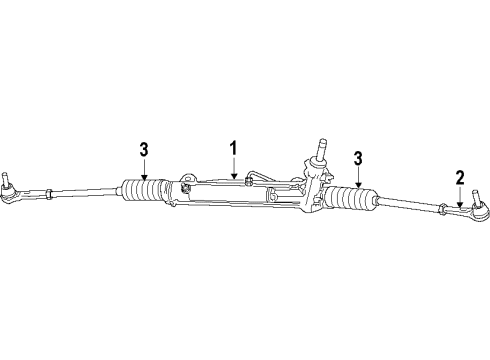 2012 Volkswagen Routan Steering Gear & Linkage Diagram 2