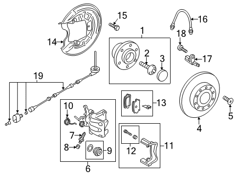 2013 Volkswagen Passat Rear Brakes Diagram