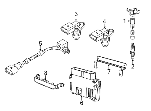 2013 Volkswagen Jetta Ignition System Diagram 6
