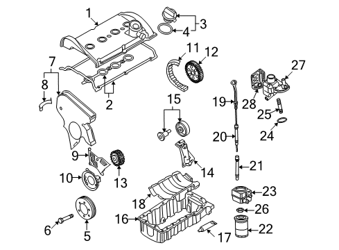 2001 Volkswagen Beetle Filters Diagram 4