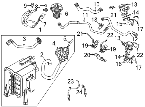 2009 Volkswagen Touareg Secondary Air Injection System Diagram