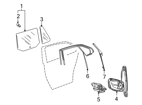 2011 Volkswagen Jetta Rear Door Diagram