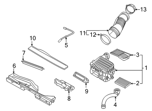 2025 Volkswagen Taos Air Intake Diagram
