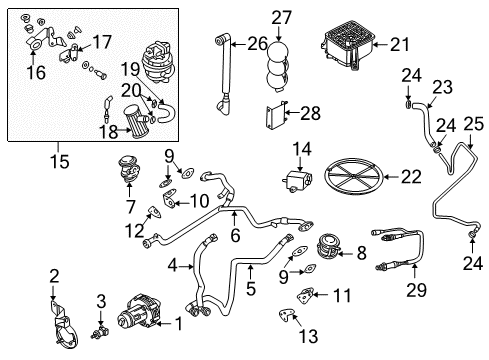 2003 Volkswagen Passat A.I.R. System Diagram
