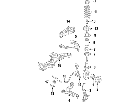 2010 Volkswagen Touareg Front Suspension Diagram