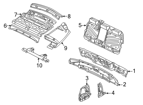 2005 Volkswagen Passat Rear Body Diagram 2
