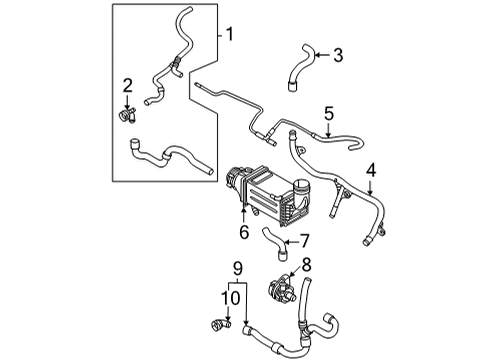 2025 Volkswagen Taos Hoses, Lines & Pipes Diagram 2