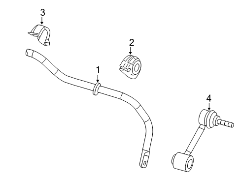 2011 Volkswagen Jetta Stabilizer Bar & Components Diagram 8