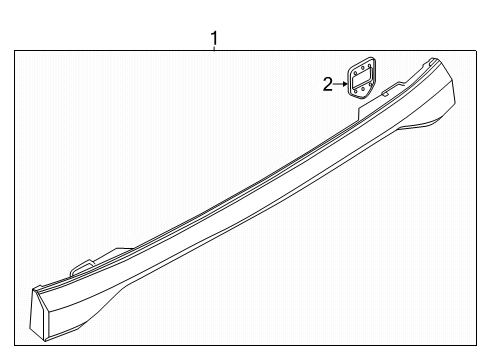 2025 Volkswagen ID. Buzz Tail Light Diagram for 1T3-945-307-F