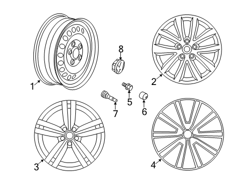 2014 Volkswagen Eos Wheels & Trim