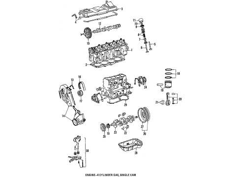 2002 Volkswagen Cabrio Camshaft & Timing Diagram