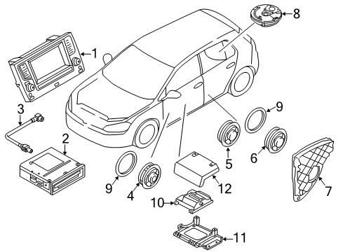 2015 Volkswagen Golf Sound System Diagram