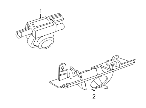 2010 Volkswagen Routan Parking Aid Diagram