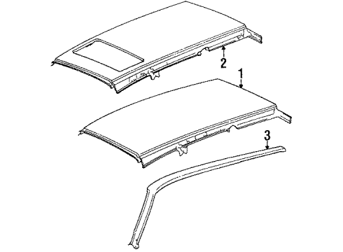 1990 Volkswagen Passat Roof & Components
