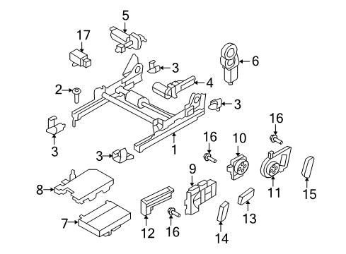 2017 Volkswagen Tiguan Power Seats Diagram