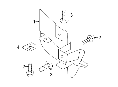 2023 Volkswagen Tiguan Exterior Trim - Pillars
