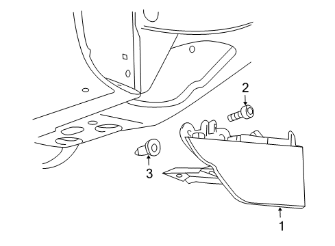 2013 Volkswagen Jetta Exterior Trim - Pillars Diagram 2