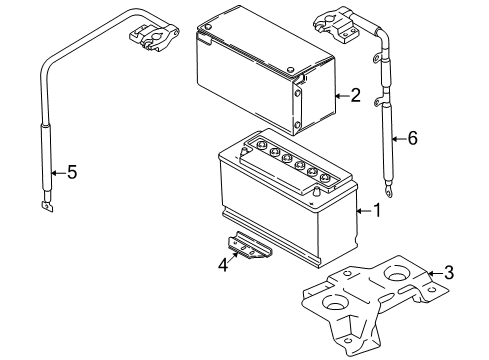 2000 Volkswagen Cabrio Battery