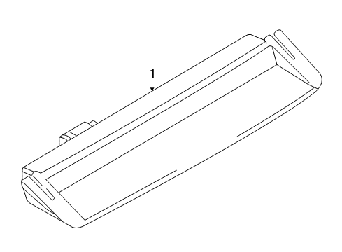 2012 Volkswagen CC High Mount Lamps