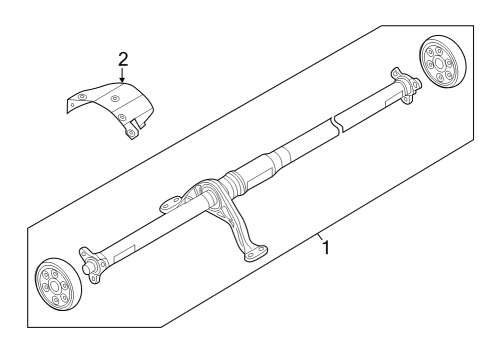 2025 Volkswagen Golf R Drive Shaft - Rear
