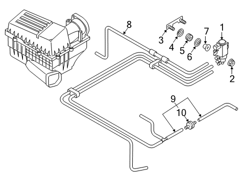 2013 Volkswagen Beetle Emission Components Diagram 3