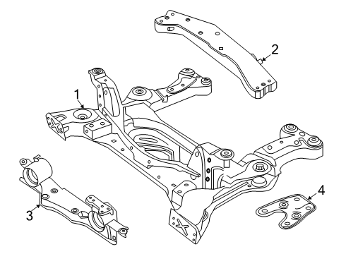 2025 Volkswagen ID. Buzz Suspension Mounting - Front