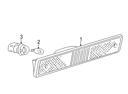 2001 Volkswagen Jetta Side Marker Lamps