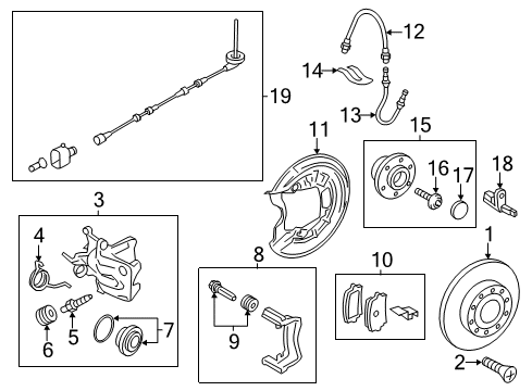 2013 Volkswagen Jetta Brake Components Diagram 5