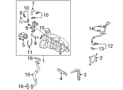 2012 Volkswagen Eos Turbocharger Diagram