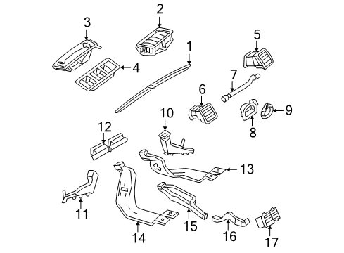 2006 Volkswagen Jetta Ducts Diagram