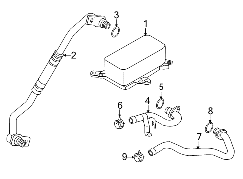 2012 Volkswagen Touareg Hoses, Lines & Pipes Diagram 8