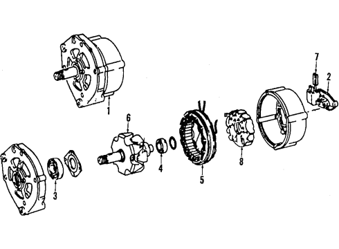2001 Volkswagen Jetta Alternator