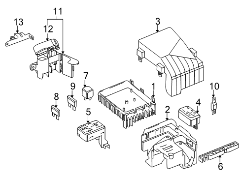2011 Volkswagen CC Fuse & Relay Diagram 2