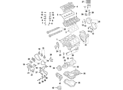 2012 Volkswagen Touareg Balance Shafts Diagram