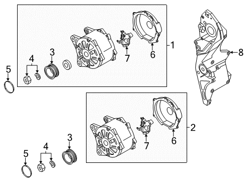2015 Volkswagen Beetle Alternator Diagram 3
