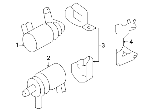 2007 Volkswagen Touareg Water Pump - Belts Diagram 6