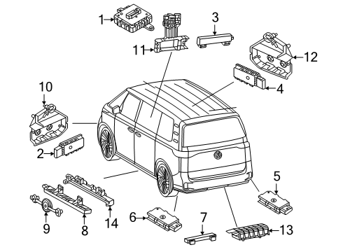 2025 Volkswagen ID. Buzz Keyless Entry Components