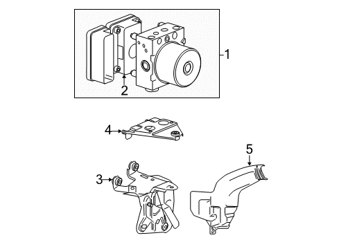 2016 Volkswagen Passat ABS Components