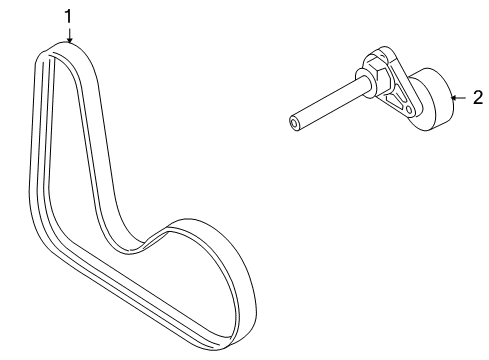 2017 Volkswagen Tiguan Belts & Pulleys