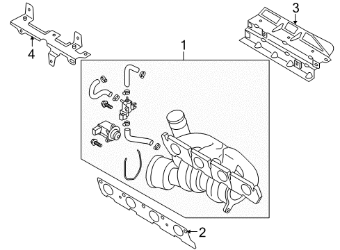 2011 Volkswagen Eos Exhaust Manifold Diagram