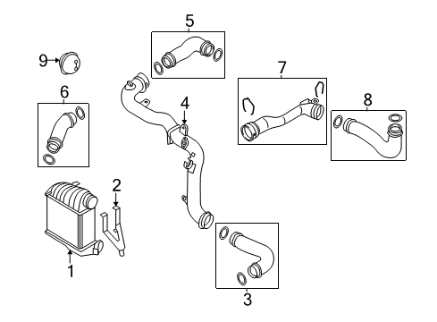 2004 Volkswagen Jetta Intercooler - Belts Diagram 2