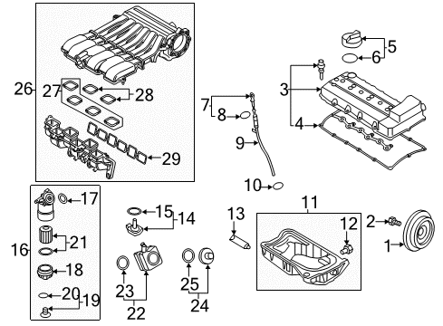 2010 Volkswagen CC Engine Parts Diagram 3