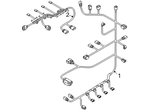 2017 Volkswagen Tiguan Wiring Harness