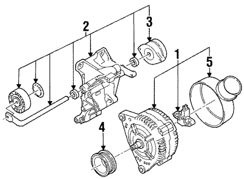 1991 Volkswagen Passat Alternator Diagram