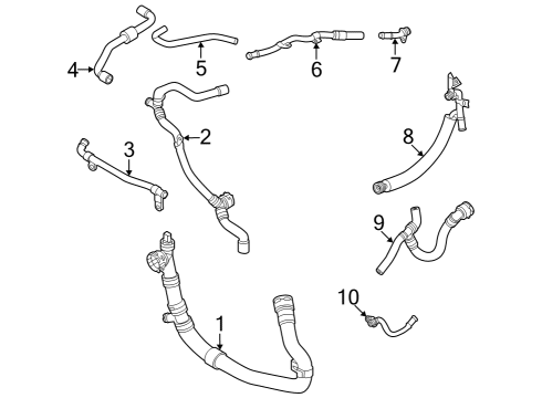 2022 Volkswagen Arteon Hoses, Lines & Pipes Diagram 2