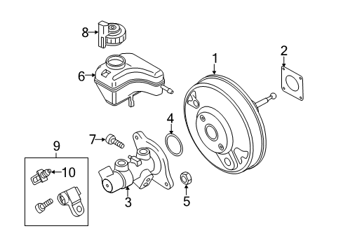 2019 Volkswagen Beetle Dash Panel Components Diagram