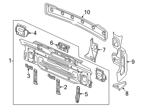 2015 Volkswagen e-Golf Rear Body