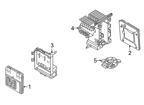 2025 Volkswagen ID.4 Electrical Components Diagram 4