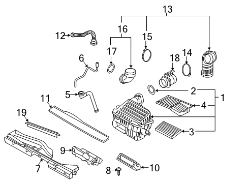 2021 Volkswagen Tiguan Air Intake Diagram