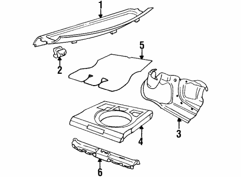 1997 Volkswagen Jetta Rear Body Trim